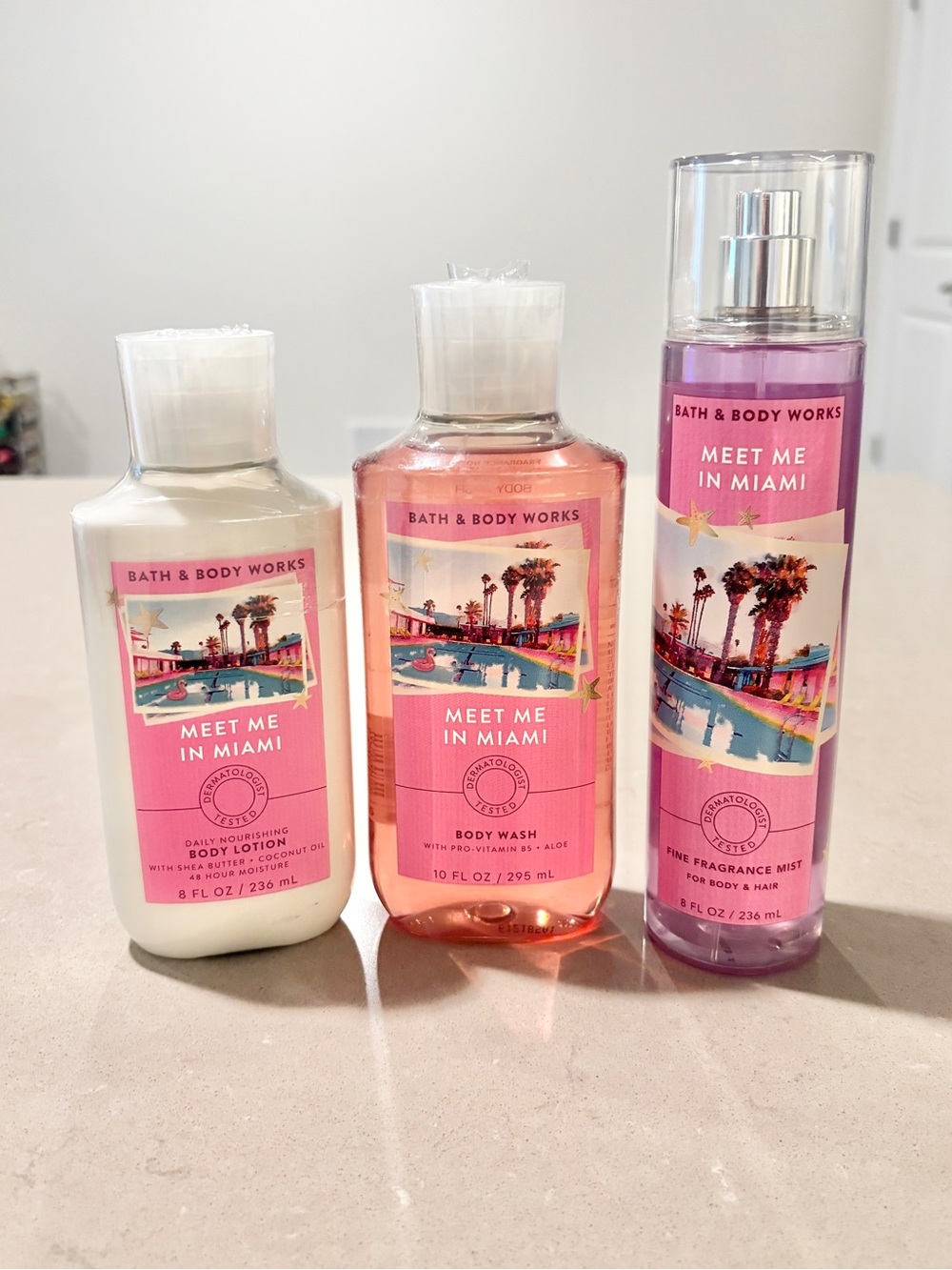 Bath & Body Works Meet Me in Miami 3 Piece Gift Set